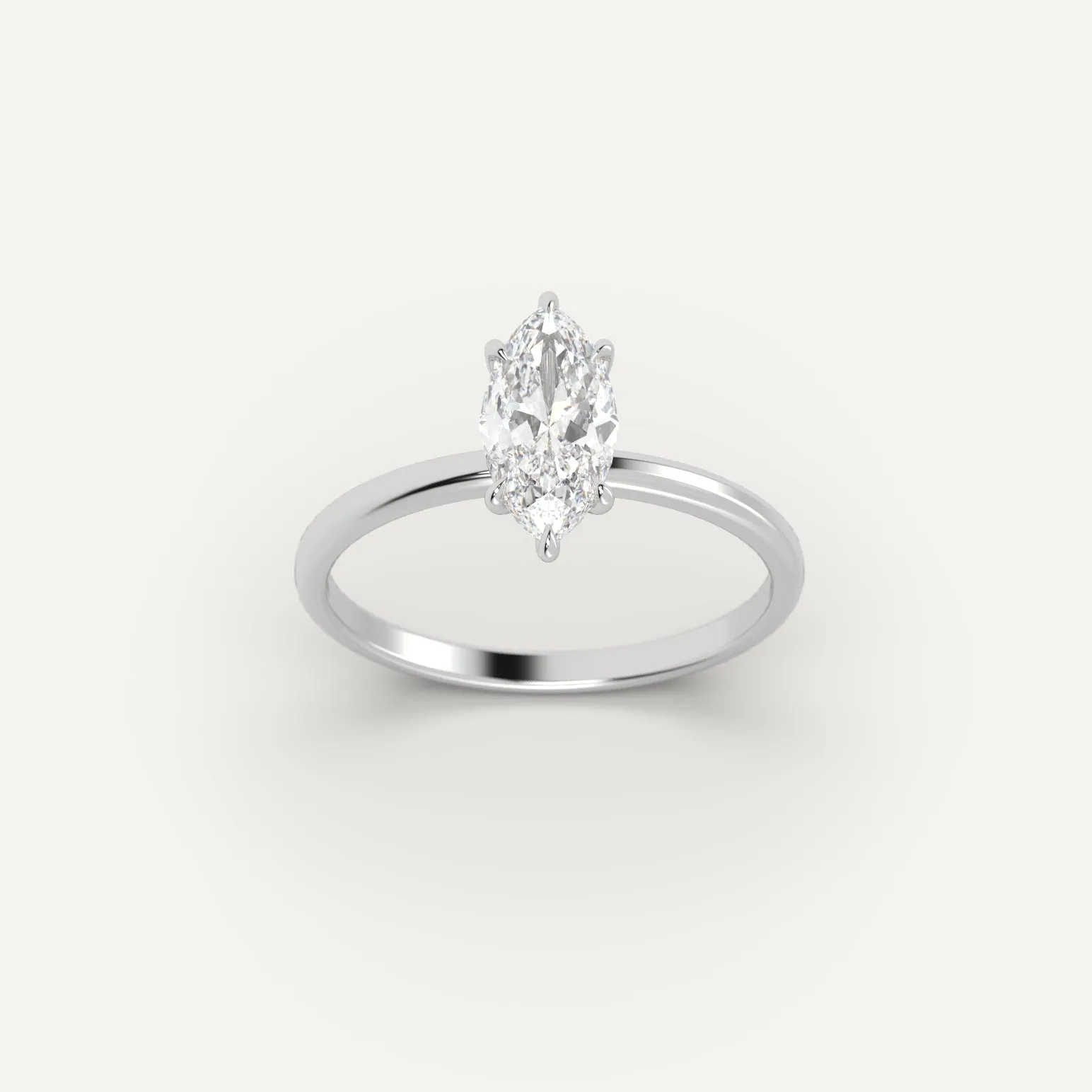 1 carat Marquise Cut Diamond Ring