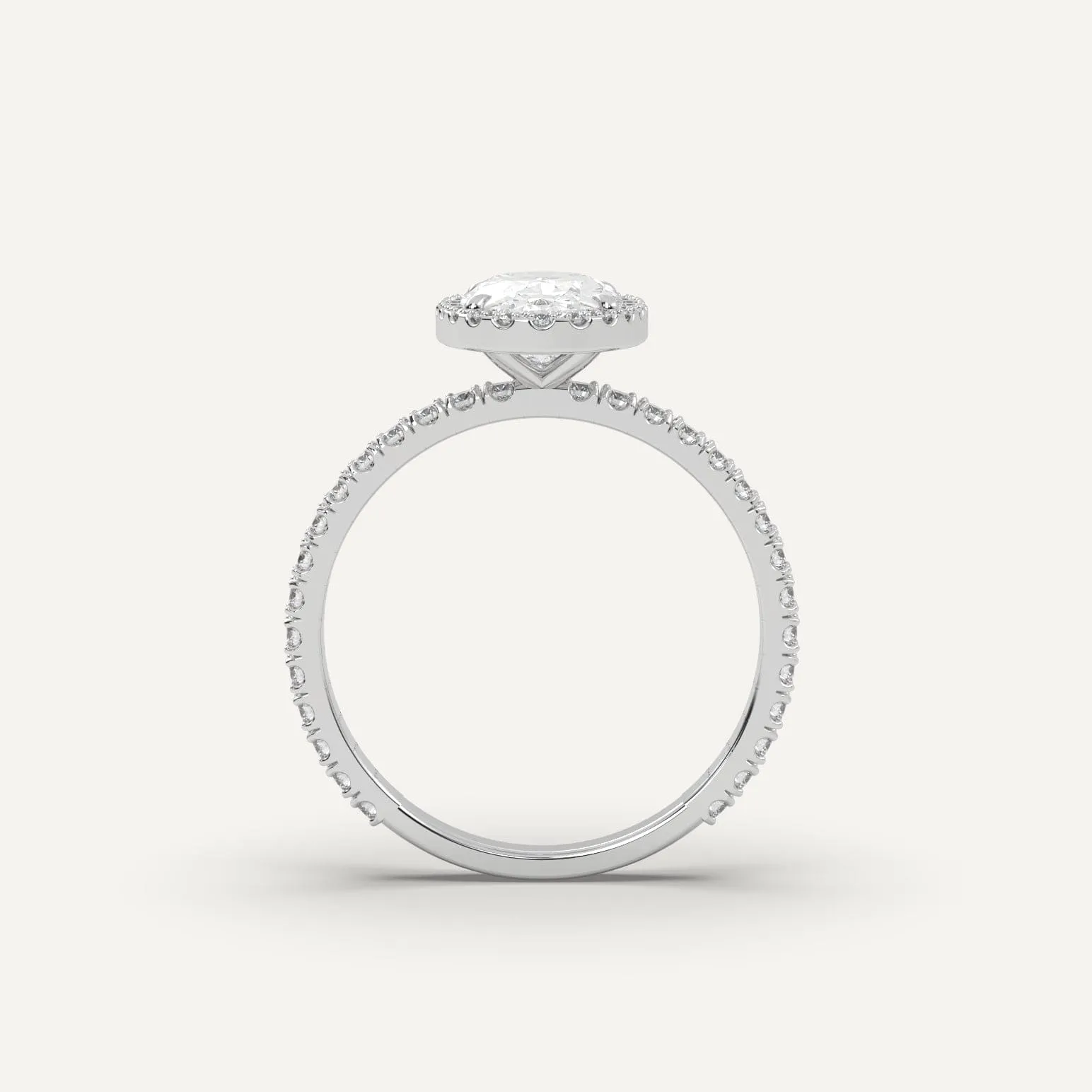 1 carat Oval Cut Diamond Ring