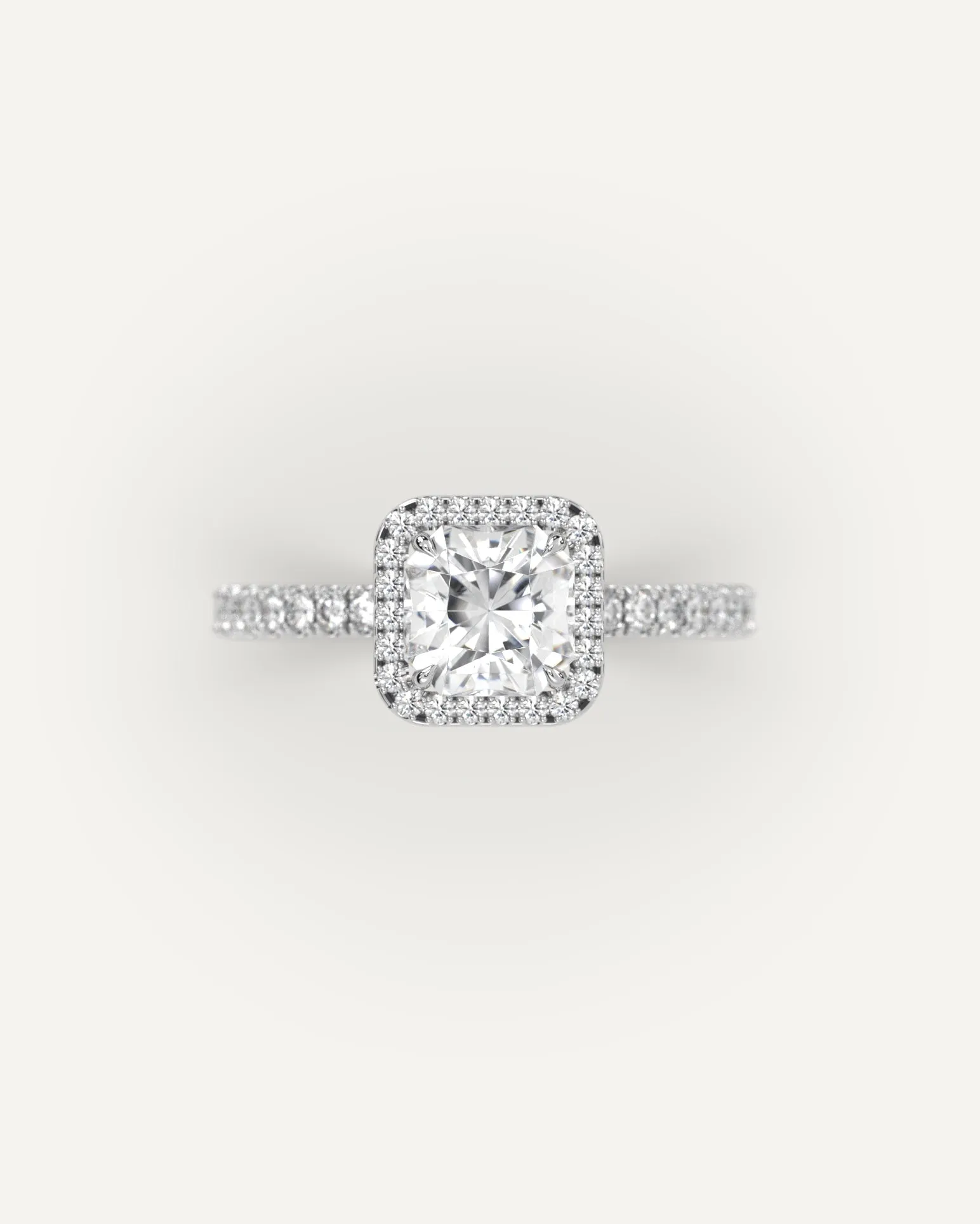 1 carat Radiant Cut Diamond Ring