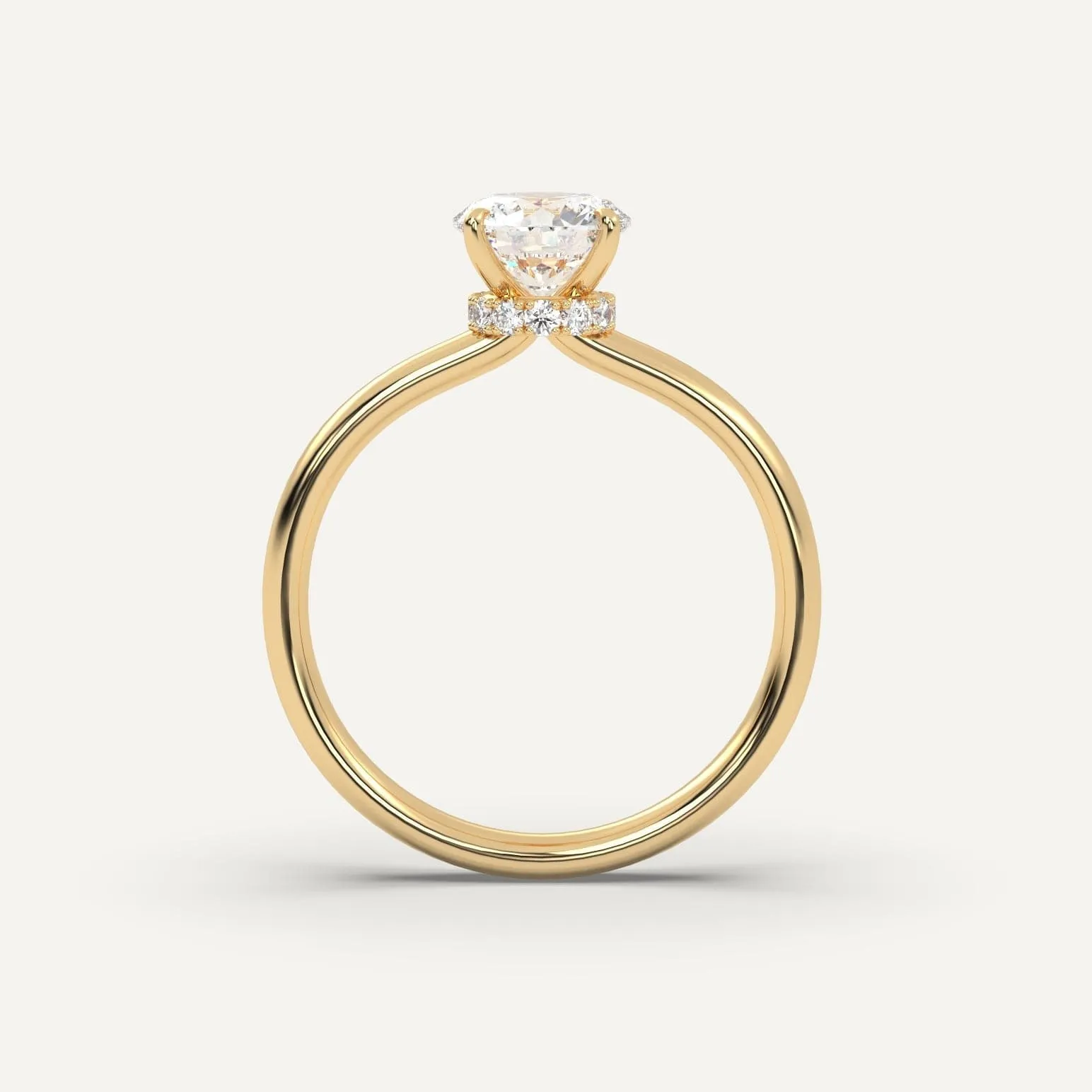 1 carat Round Cut Diamond Ring