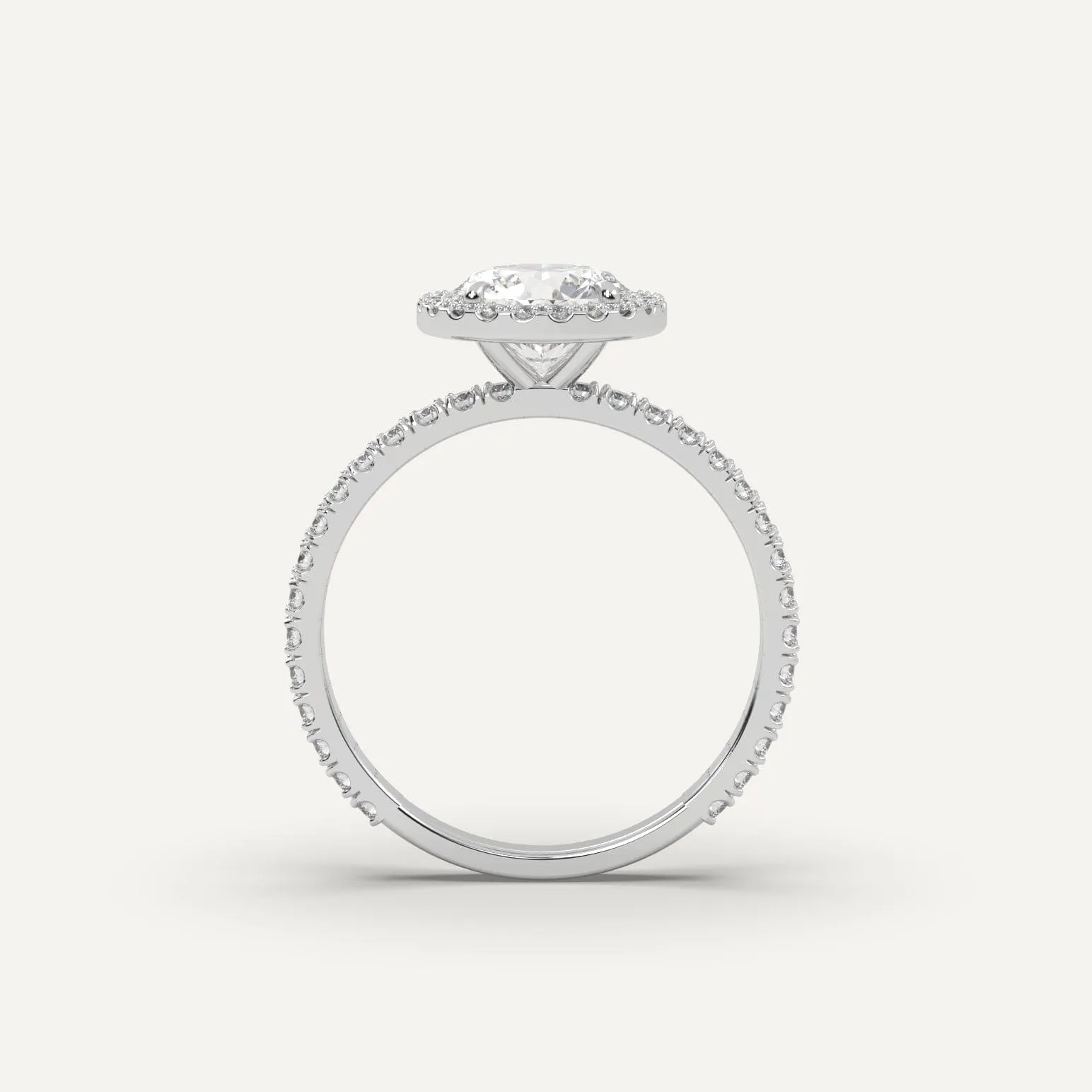 1 carat Round Cut Diamond Ring