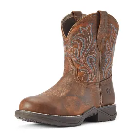 10042422 Ariat Women's Anthem Round Toe Shortie Western Boot - Copper Kettle