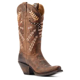 10044435 Ariat Women's Circuit Americana Western Boot - Reno Tan