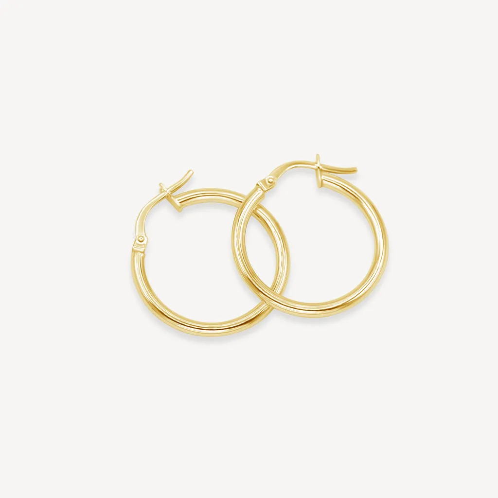 14k Gold Hoop Earrings