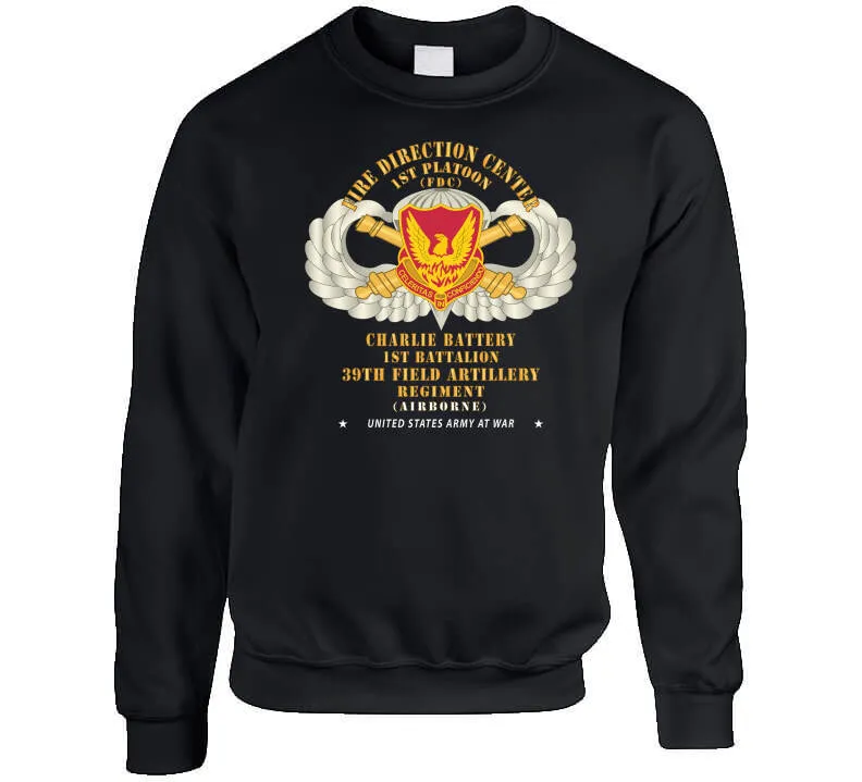 39th Field Artillery Regiment, 1st Platoon, Fdc, Charlie Battery, 1st Battalion Airborne X 300 T Shirt