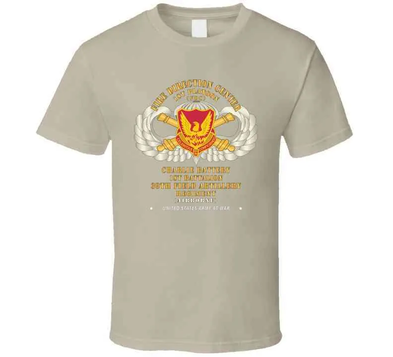 39th Field Artillery Regiment, 1st Platoon, Fdc, Charlie Battery, 1st Battalion Airborne X 300 T Shirt