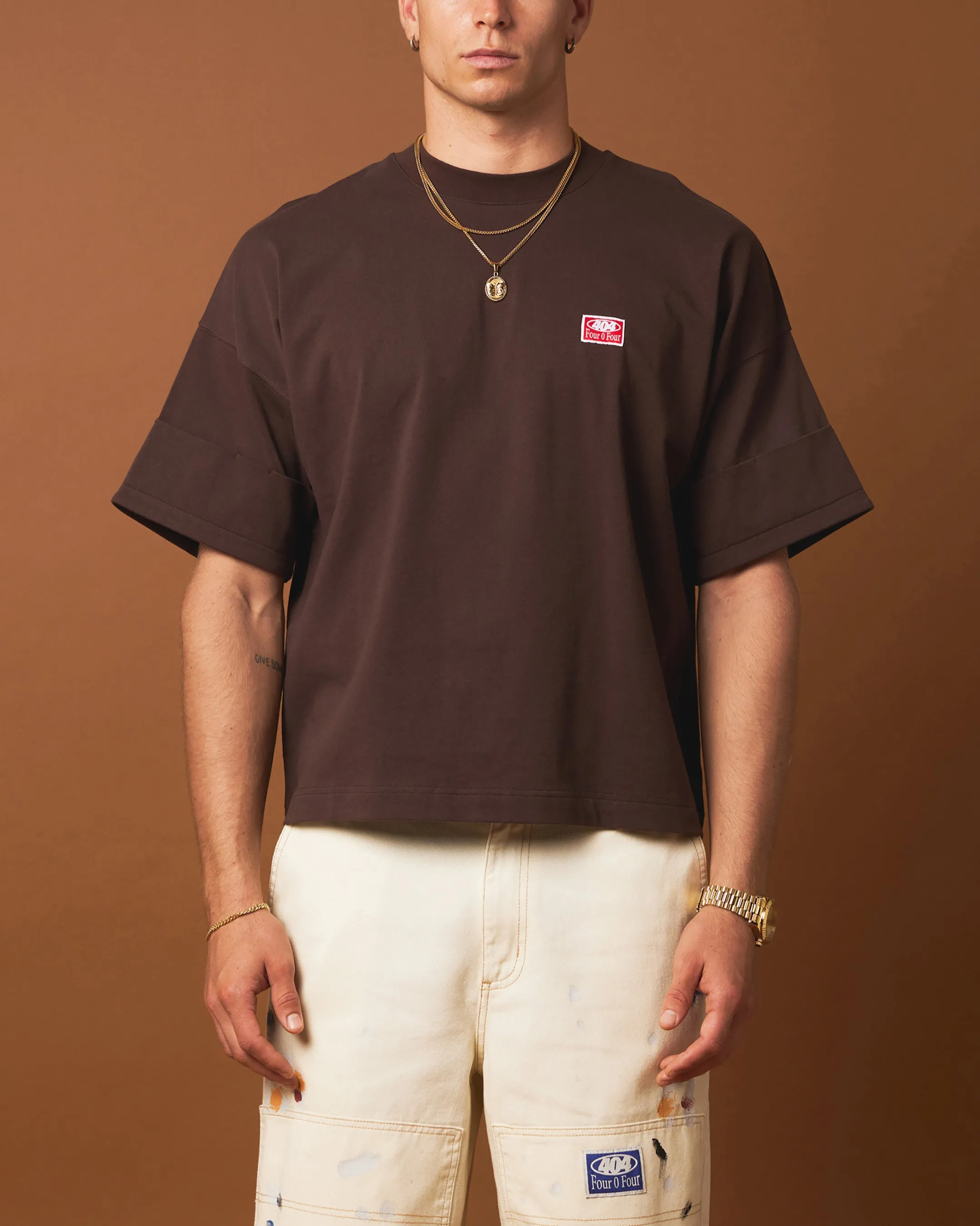 404 Workwear T-Shirt Brown