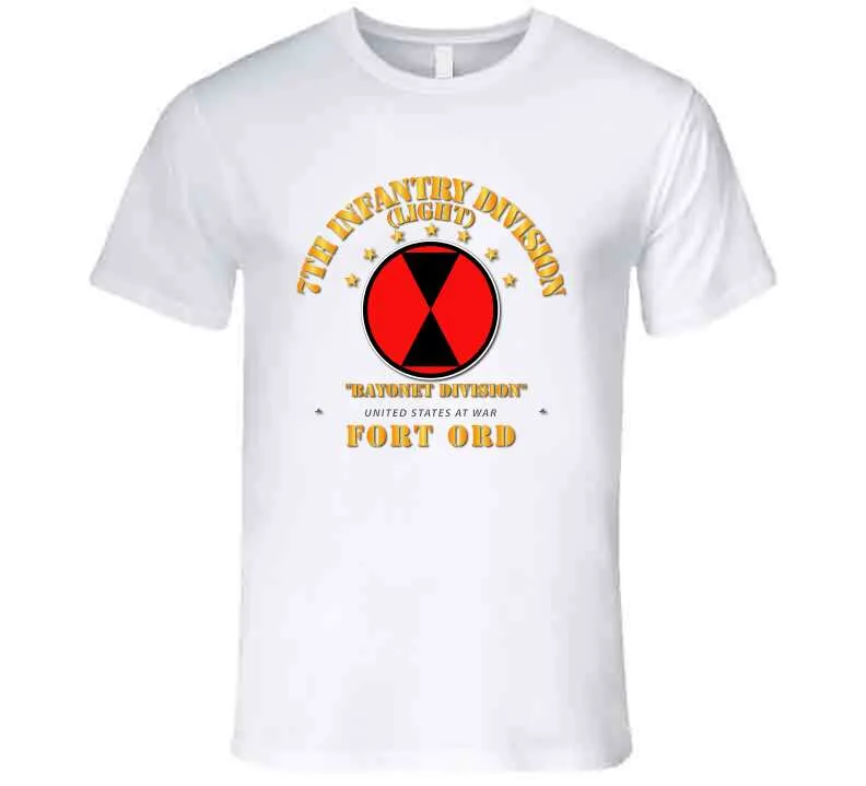 7th Infantry Division - Fr Ord T Shirt