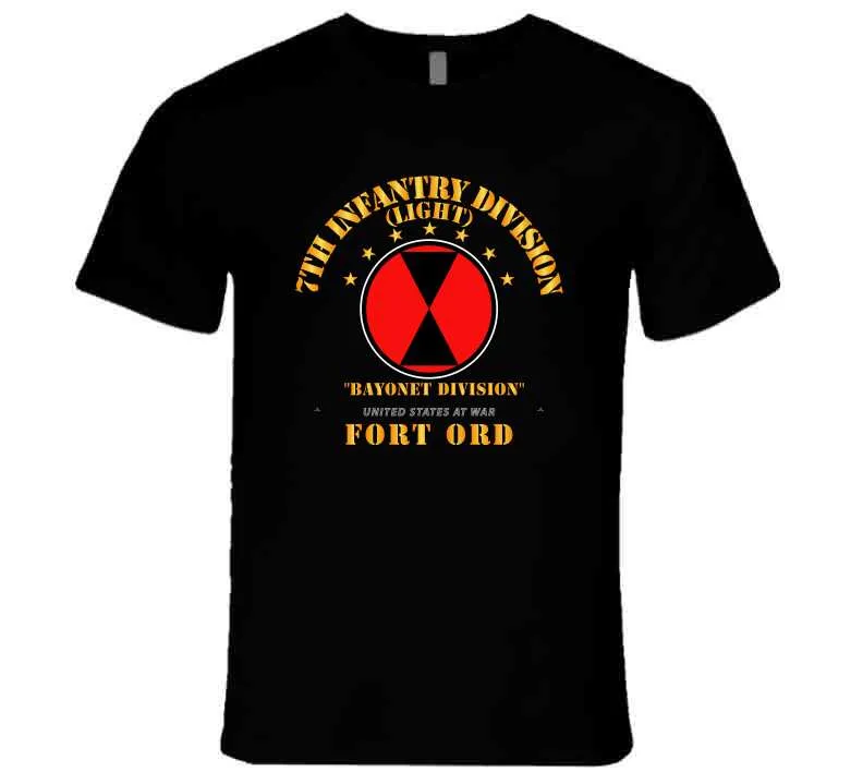 7th Infantry Division - Fr Ord T Shirt