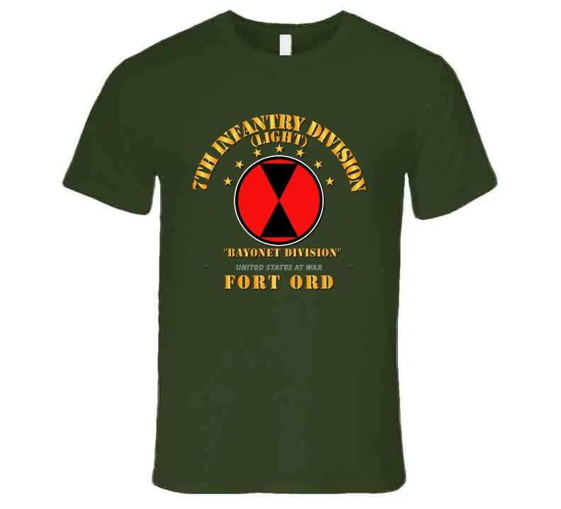 7th Infantry Division - Fr Ord T Shirt