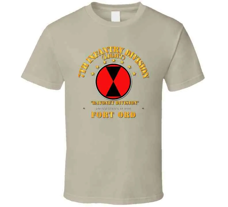 7th Infantry Division - Fr Ord T Shirt