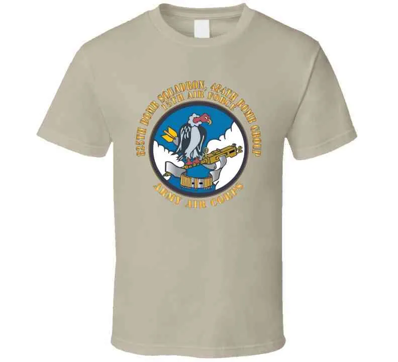 825th Bomb Squadron, 484th Bomb Group - 15th Aaf - V2 Color W Txt X 300 T Shirt