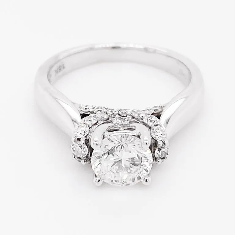 .88 Carat Cathedral Solitaire Ring