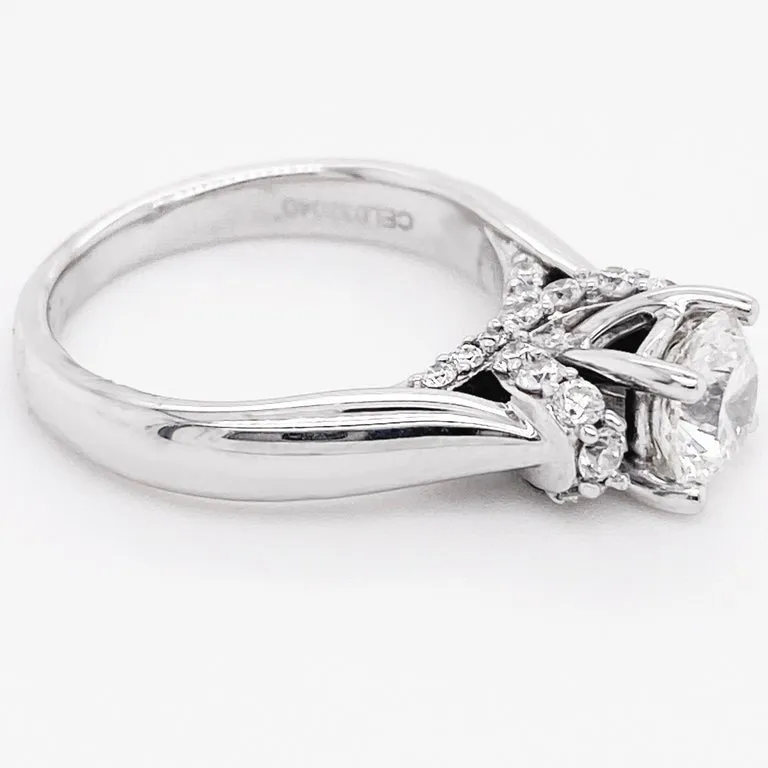 .88 Carat Cathedral Solitaire Ring