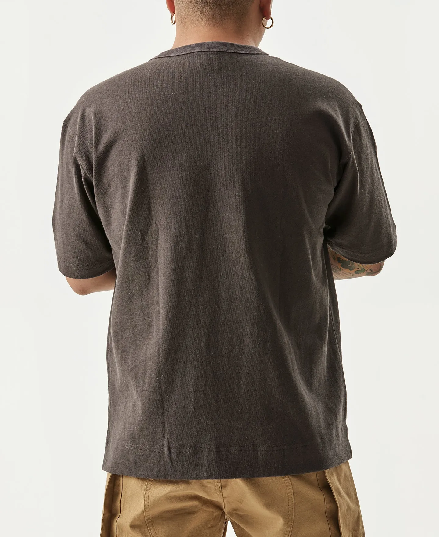 9.8 oz Cotton Classic Pocket T-Shirt - Dark Gray