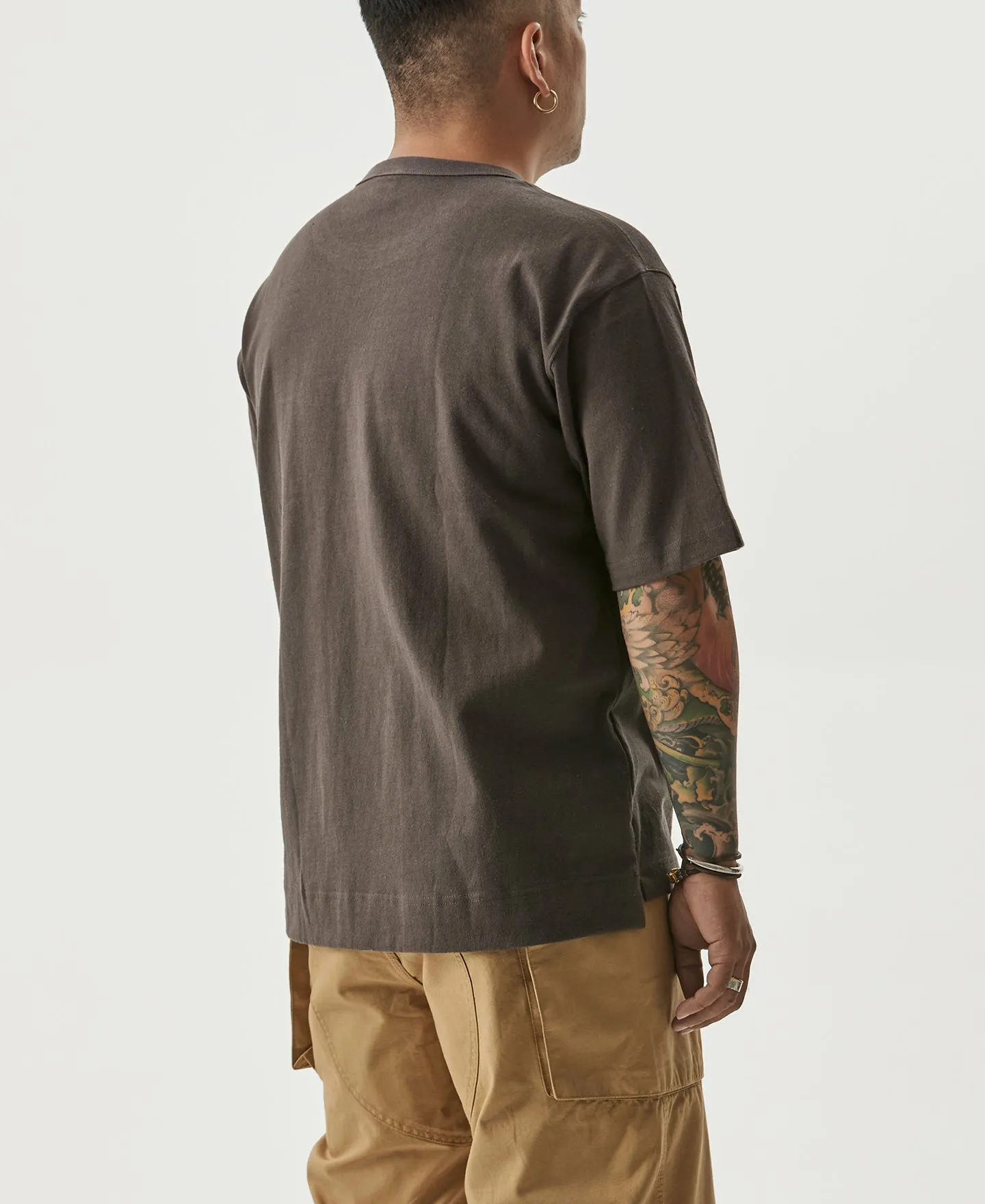 9.8 oz Cotton Classic Pocket T-Shirt - Dark Gray