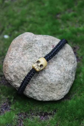 Adjustable Bone Skull Bracelet