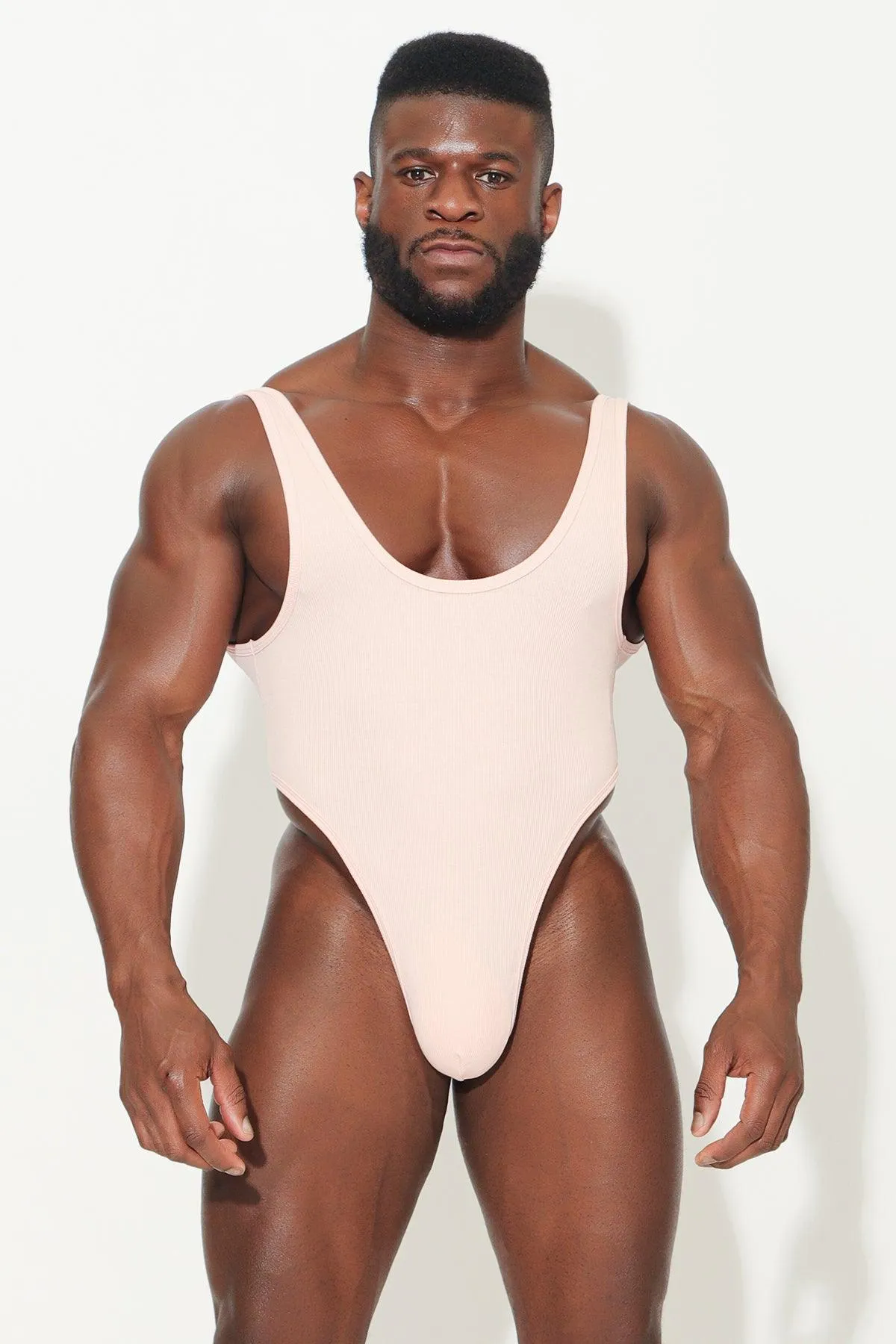 Afterglow Ribbed Bodysuit - Pink