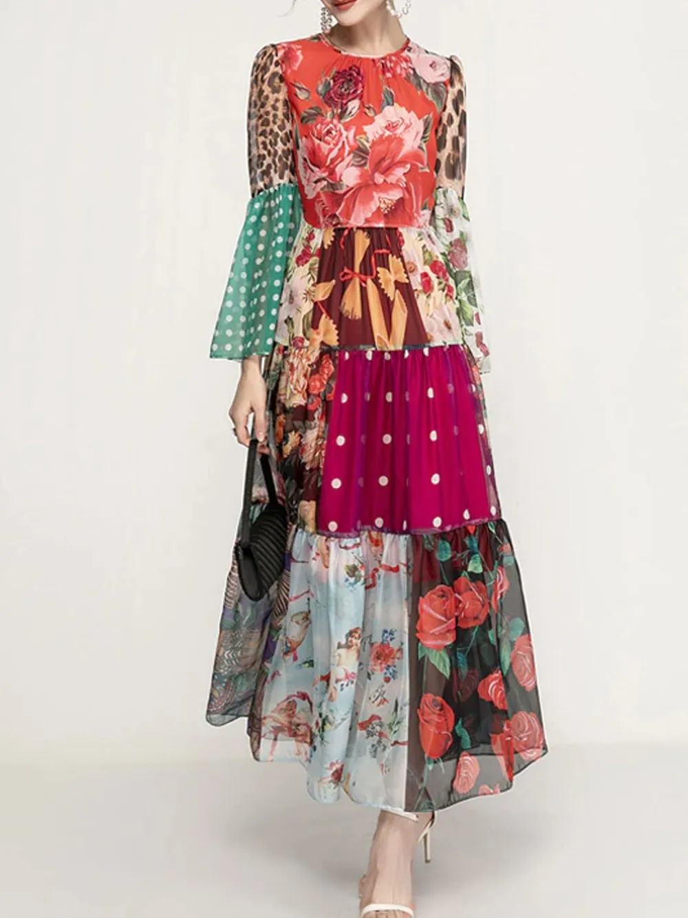 ALIA Print Maxi Dress