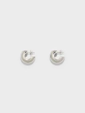 Alma Medium Palladium-Plated Earrings