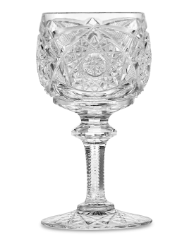 American Brilliant Cut Glass Goblet (5)