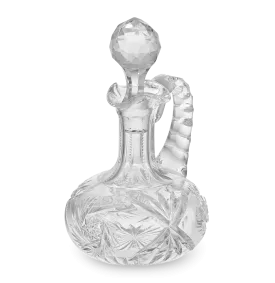 American Brilliant Period Cut Glass Cruet Bottle