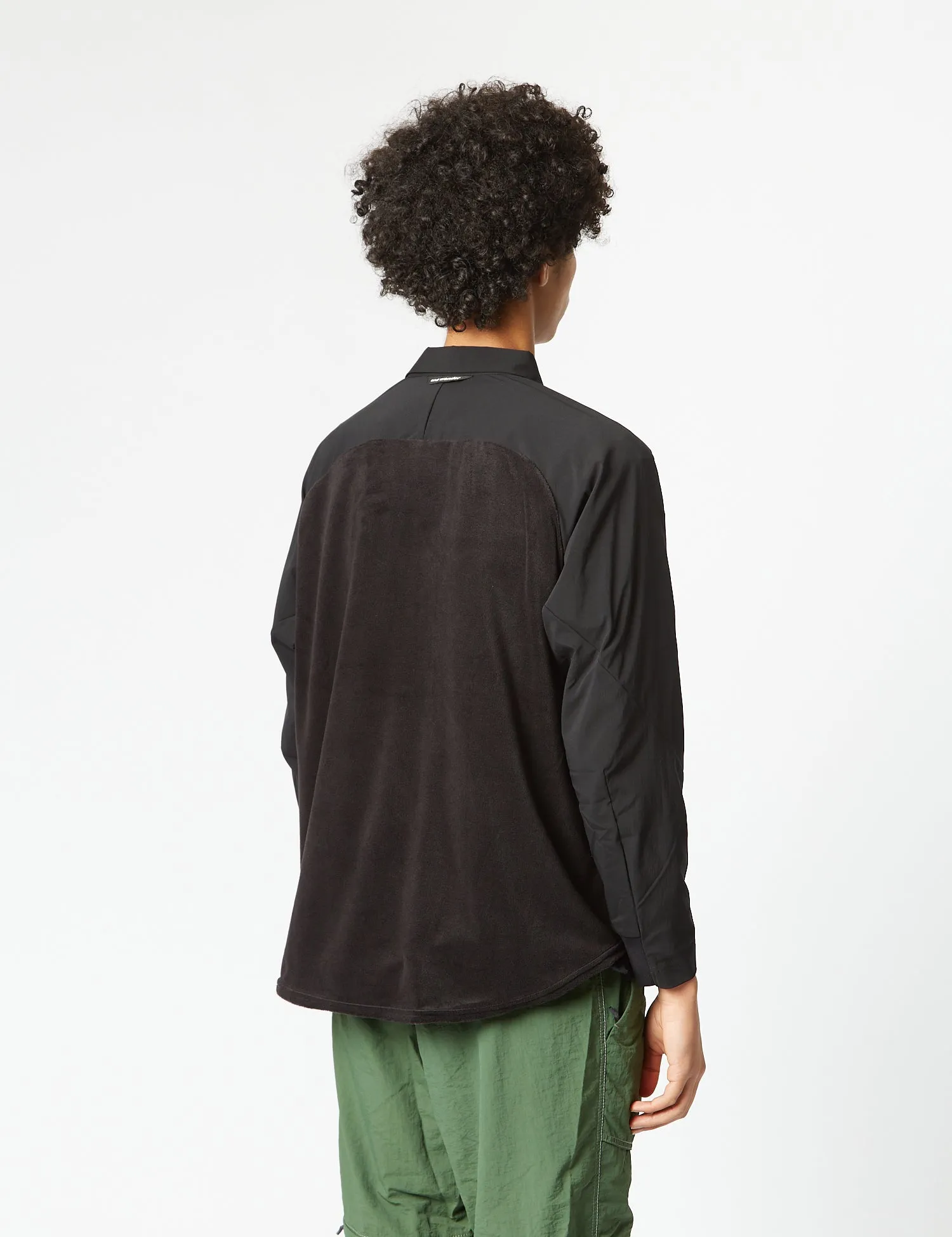 and Wander Fleece Base Long Sleeve Shirt - Black