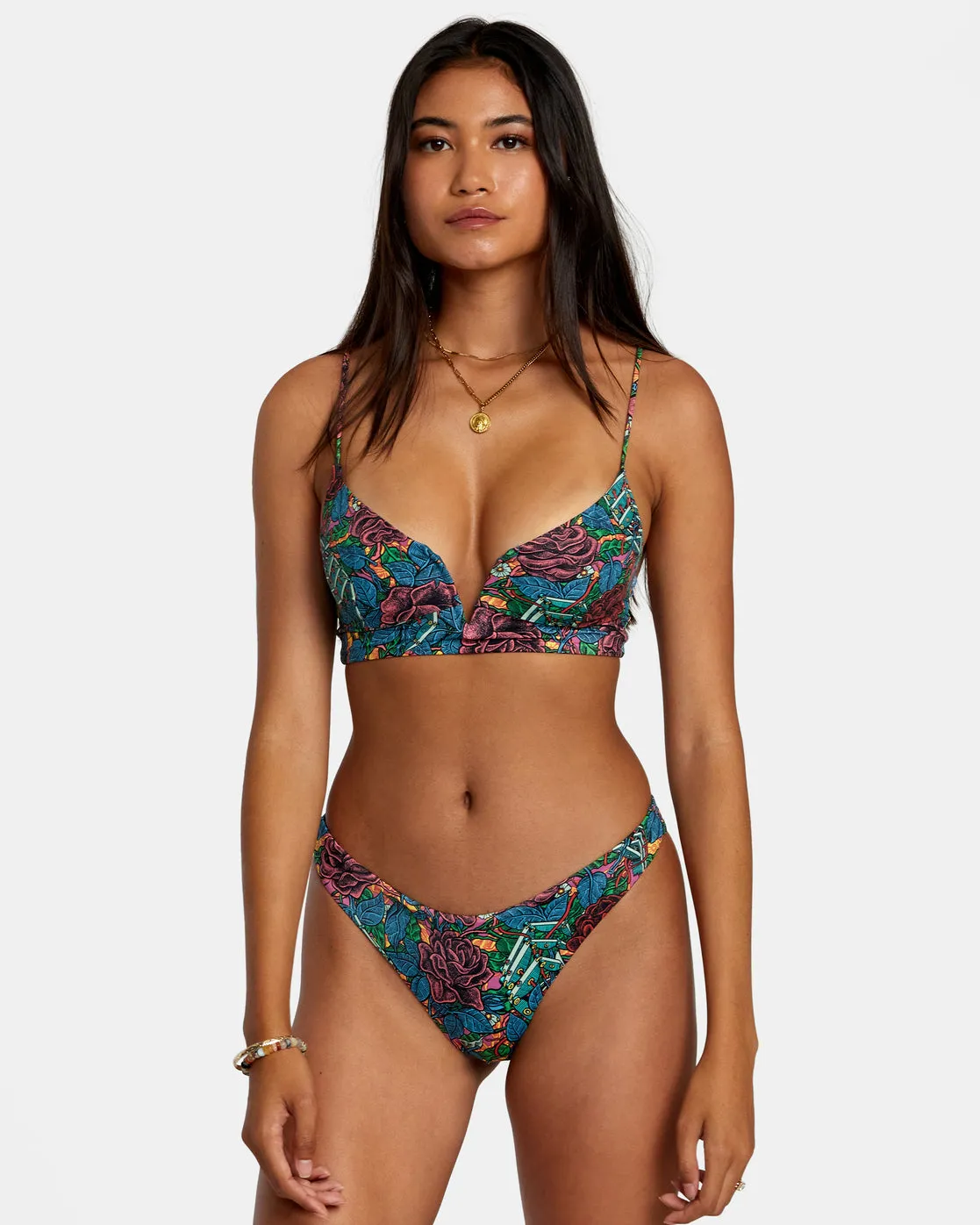 Ander V-Wire Crop Bikini Top - Multi