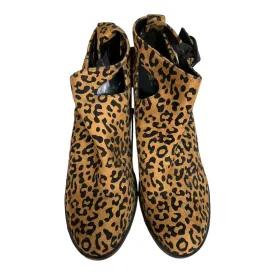 Animal Print Boots Ankle Heels Mix No 6, Size 6.5