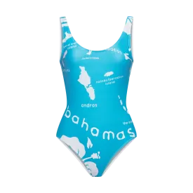 ARCHIPELAGO SWIMSUIT- AQUA & WHITE