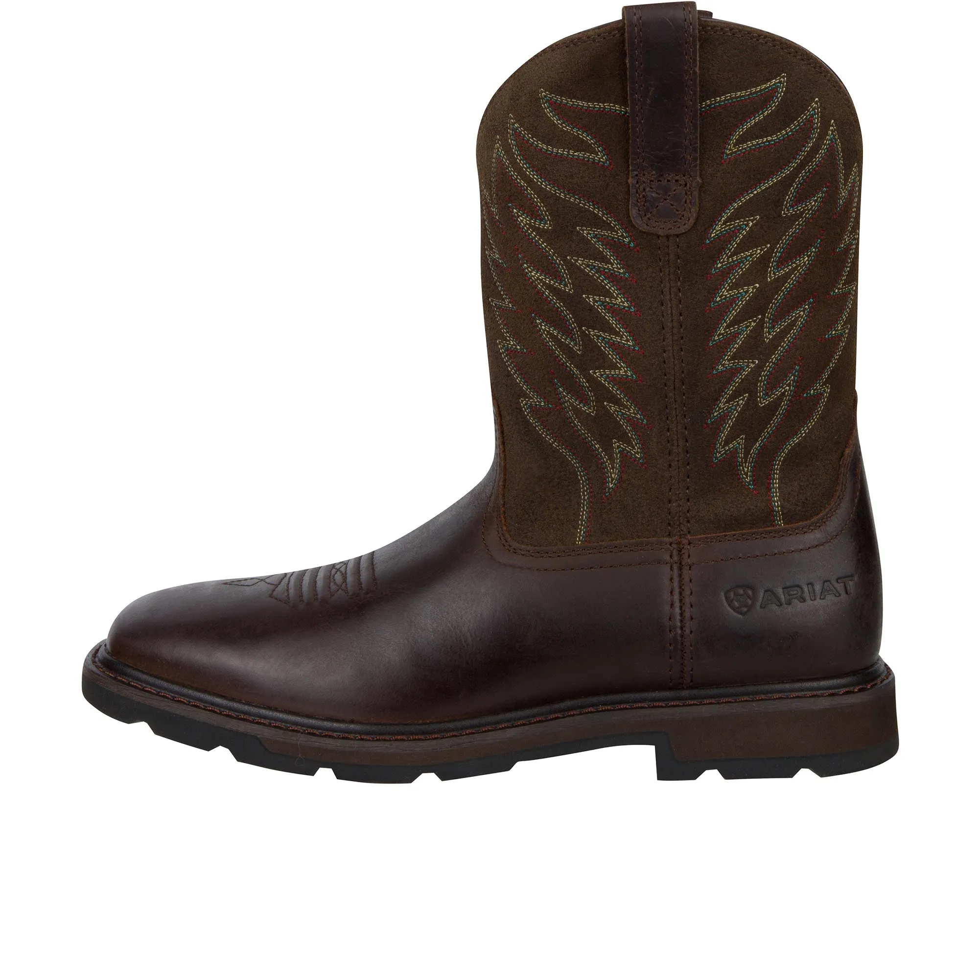 Ariat Groundbreaker Wide Square Toe Soft Toe Brown