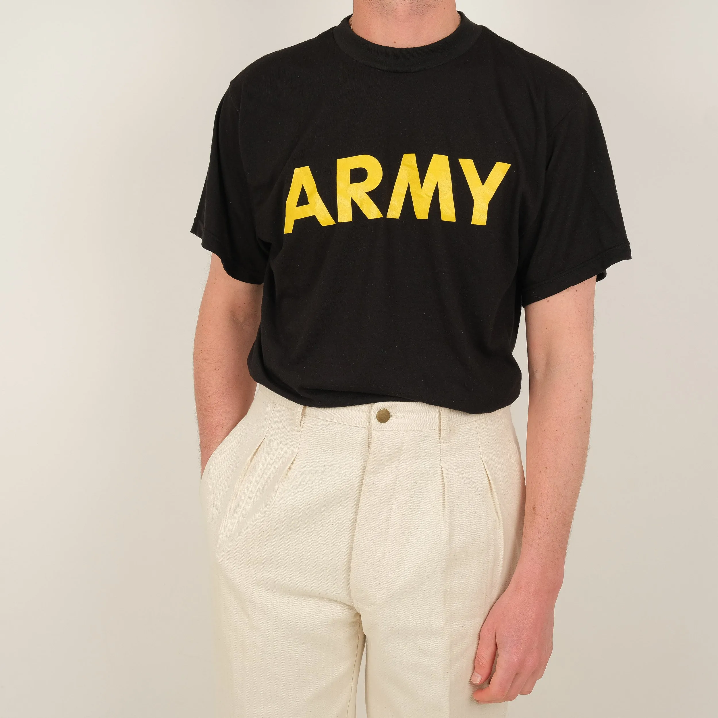 ARMY CLASSIC BLACK TEE