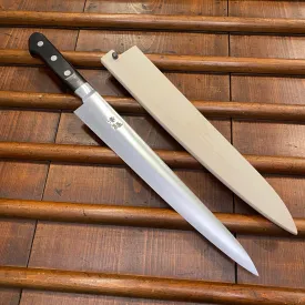 Ashi Hamono Ginga 270mm Sujihiki Shirogami 2 Western Handle