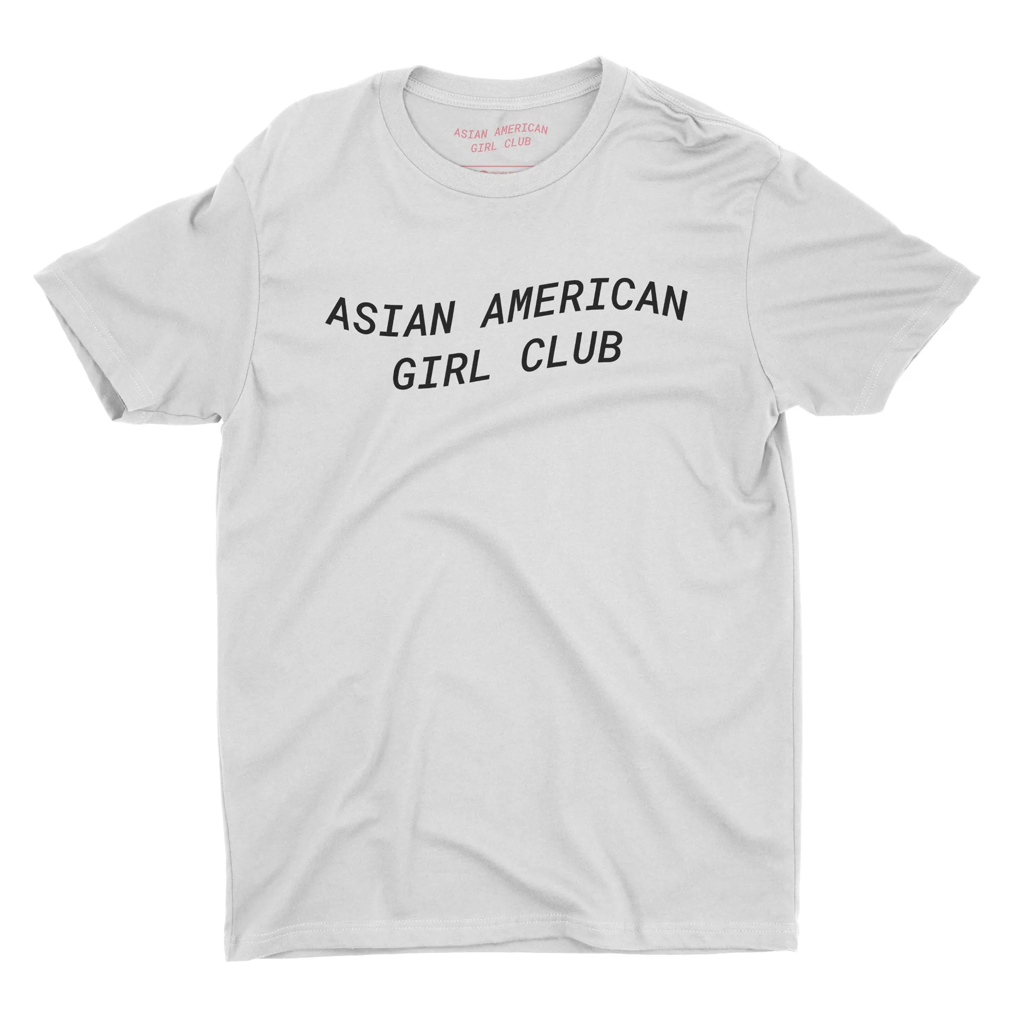 Asian American Girl Club White Logo Tee (Unisex)