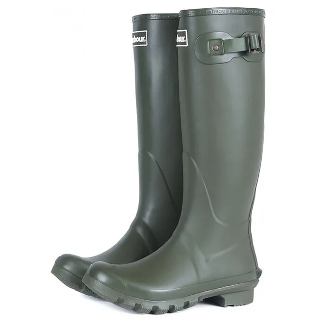 Barbour Women's Bede Tall Wellington Boots Olive LRF0043 OL51