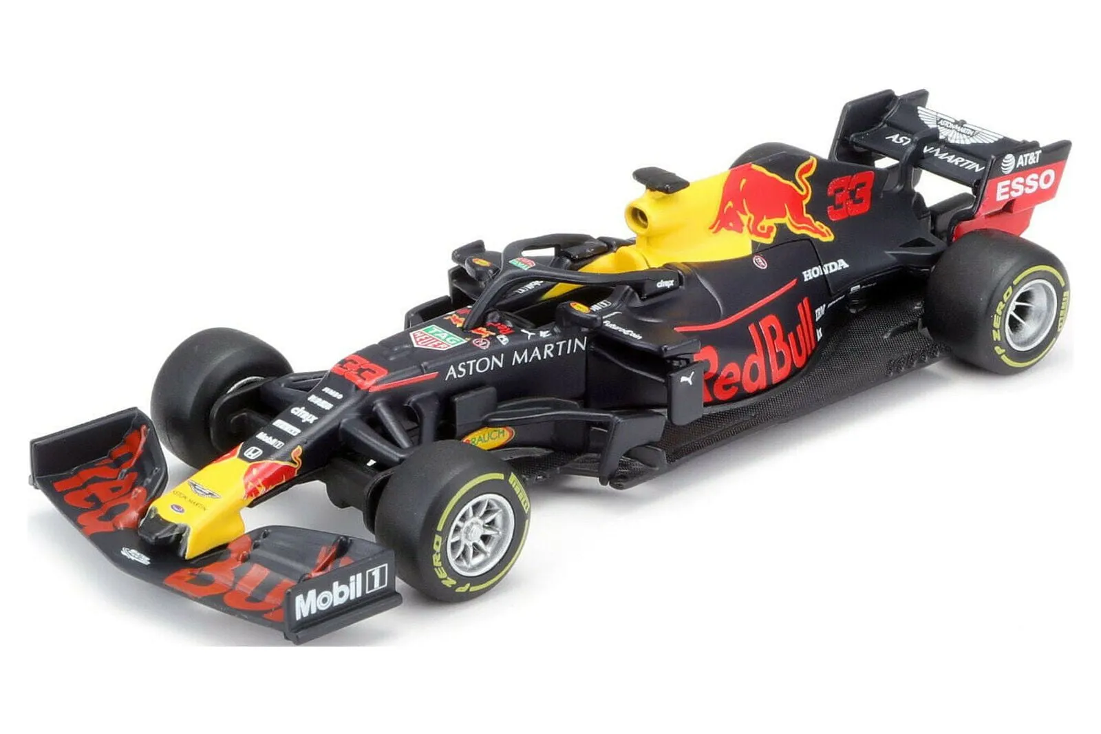 Bburago - 1/43 Scale Model Compatible with Aston Martin Compatible with Red Bull Racing RB15 (2019) - 33 Compatible with Max Verstappen - (No Cash On Delivery Allowed On This Product)