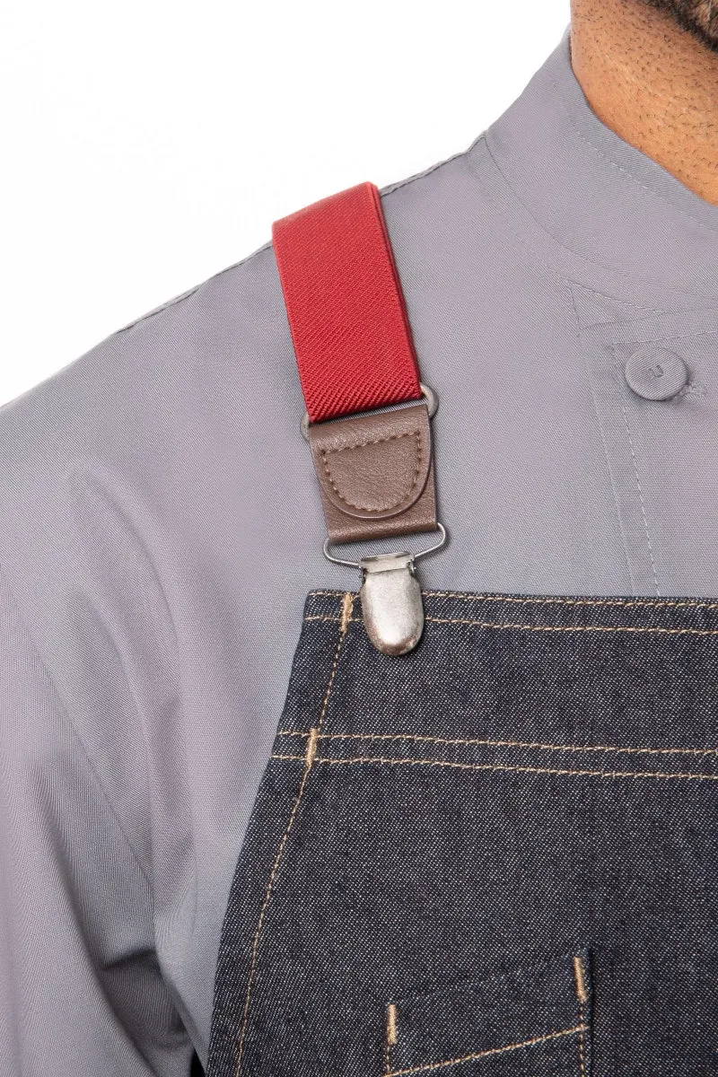 Berkeley Indigo Denim Chef's Bib Apron