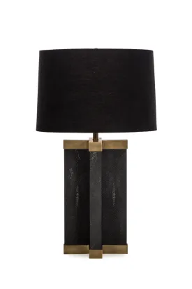 Black Hemp Shade Lamp | Andrew Martin Shagreen