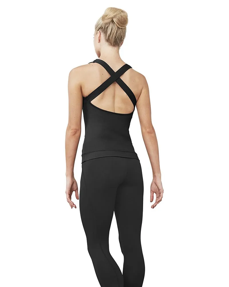 Bloch High Neck Cross Back Tank Top - FT5140 Womens