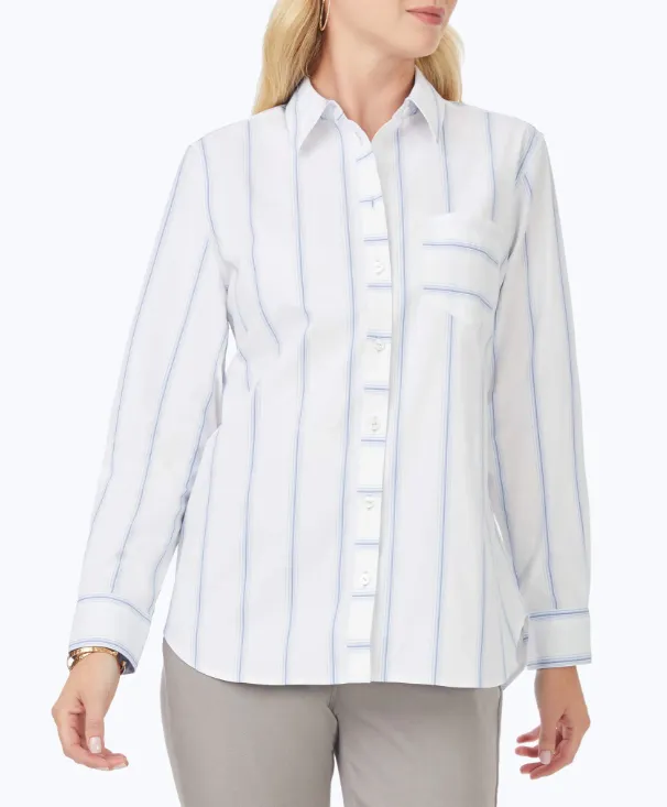 Boyfriend Non-Iron Soho Stripe Tunic