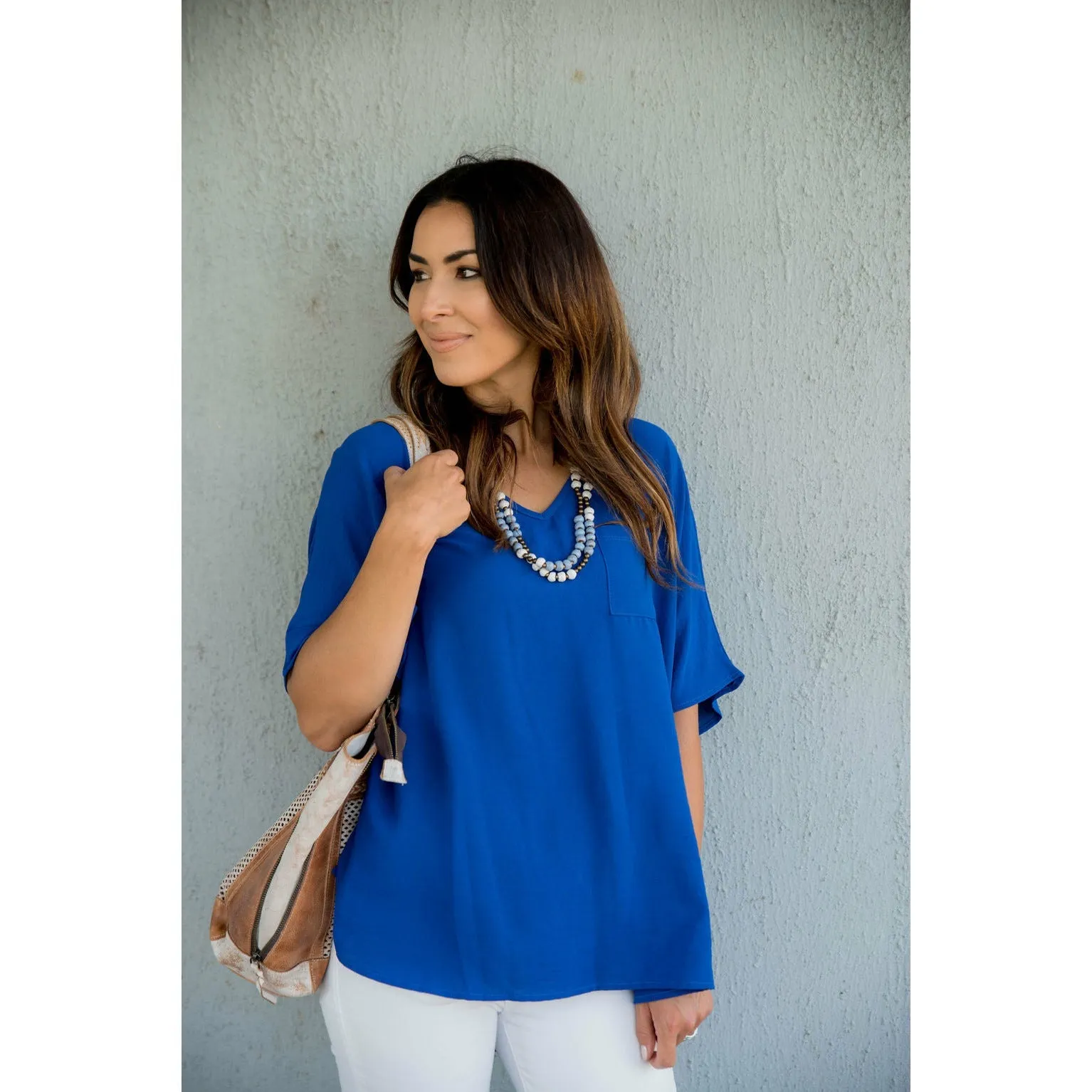 Boyfriend Pocket Blouse