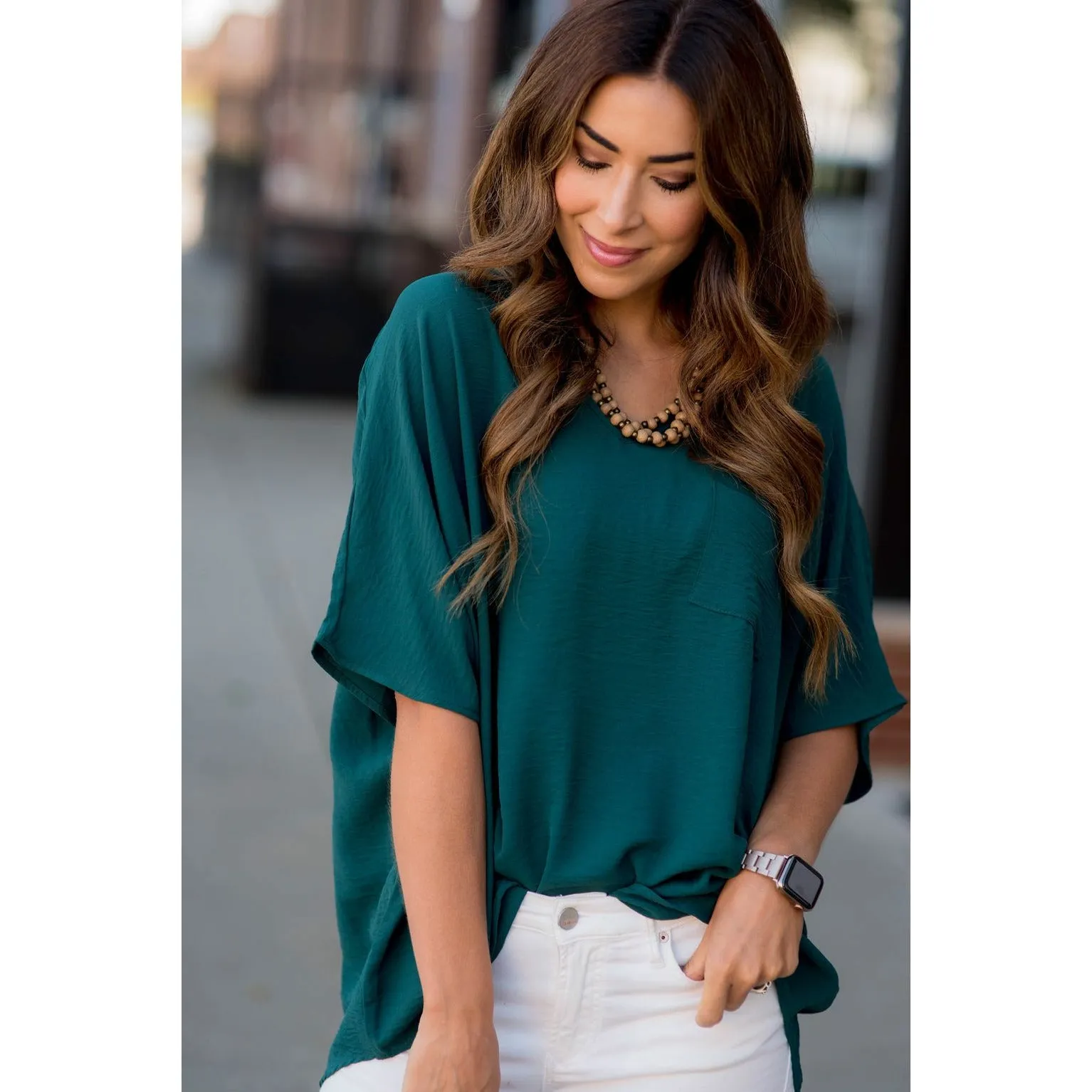 Boyfriend Pocket Blouse