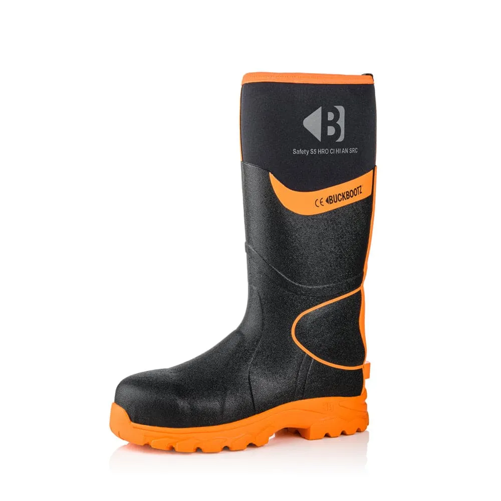 Buckler BBZ8000 S5 360° High Visibility Neoprene / Rubber Safety Wellington Boot with Ankle Protection