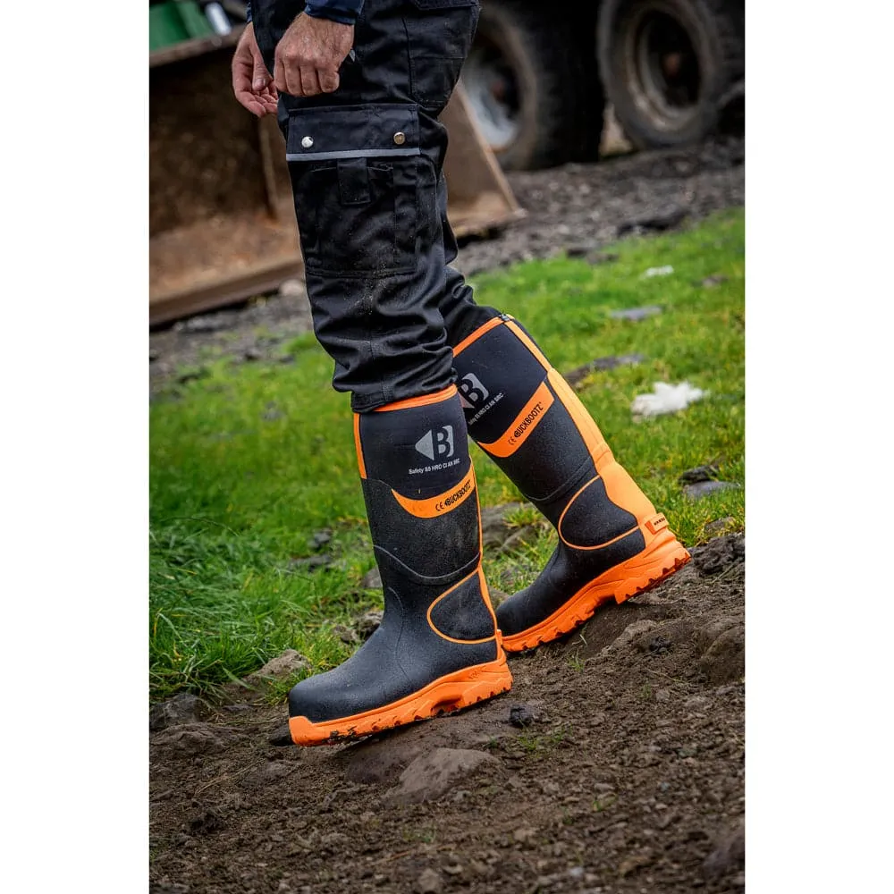 Buckler BBZ8000 S5 360° High Visibility Neoprene / Rubber Safety Wellington Boot with Ankle Protection