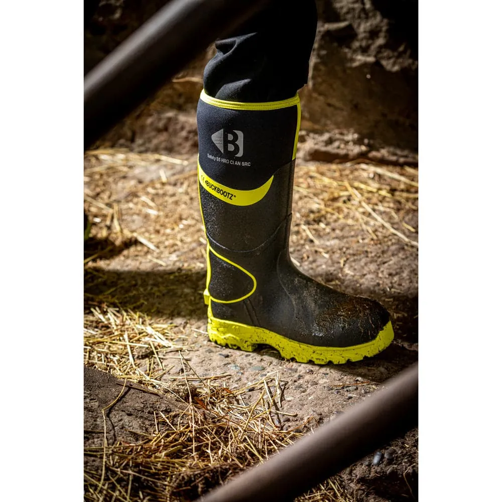 Buckler BBZ8000 S5 360° High Visibility Neoprene / Rubber Safety Wellington Boot with Ankle Protection