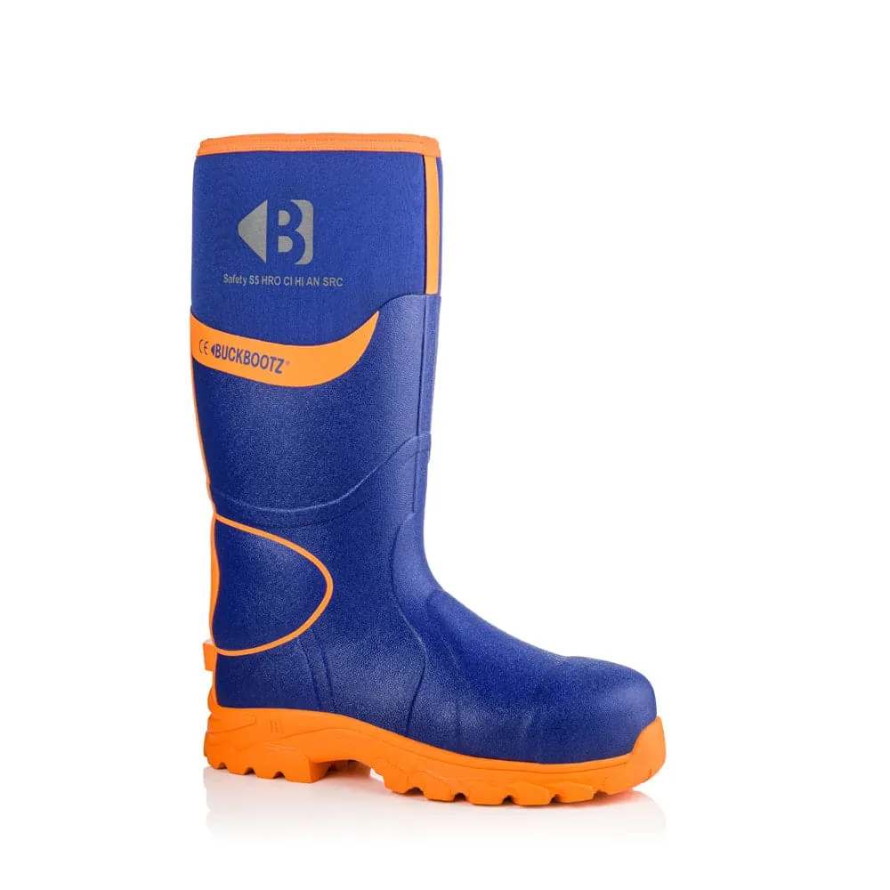 Buckler BBZ8000 S5 360° High Visibility Neoprene / Rubber Safety Wellington Boot with Ankle Protection