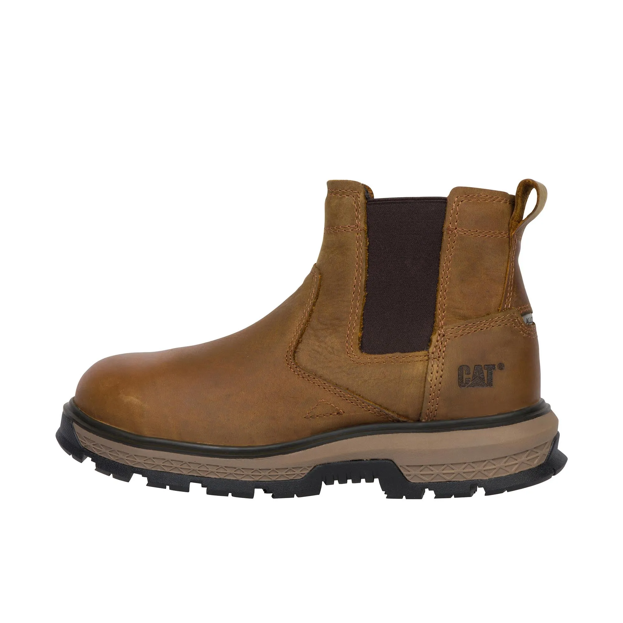 Caterpillar Exposition Chelsea Alloy Toe Pyramid Brown