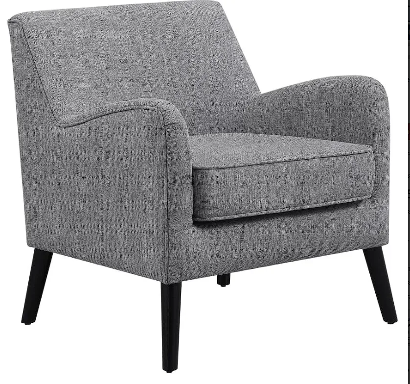 Charlie Upholstered Accent Chair with Reversible Seat Cushion