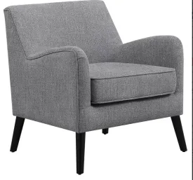 Charlie Upholstered Accent Chair with Reversible Seat Cushion