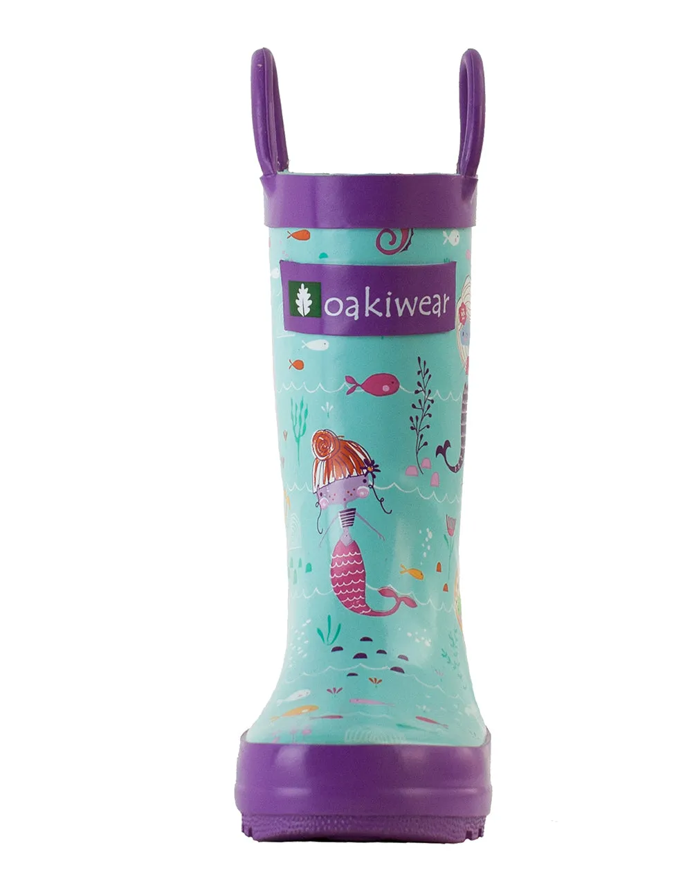 CHILDREN’S RUBBER RAIN BOOTS, MERMAIDS